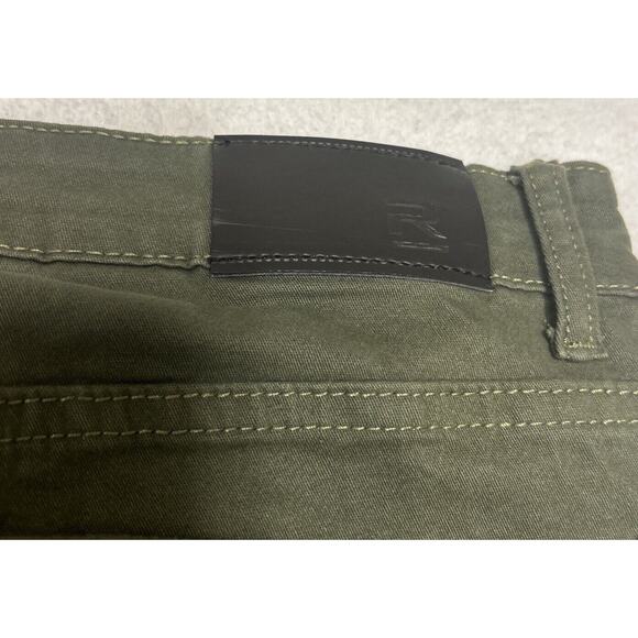 Reset Men’s Jeans Size 34x32 Green Slim Fit Stretch Mid Rise Straight Leg - Picture 9 of 9
